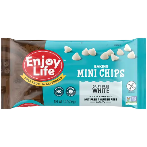 Enjoy Life Mini White Baking Chips – 9 Oz Vegan, Dairy-Free 1