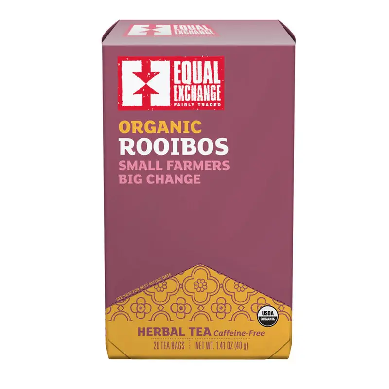 Equal Exchange Organic Rooibos Herbal Tea Bags, 20 Count 1