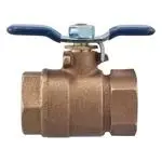 Febco 1-1/4-Inch Full-Port Non-Tapped Lead-Free Ball Valve 1
