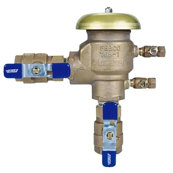 Febco 765 Pressure Vacuum Breaker – 1.25-Inch With Ball Valve 1
