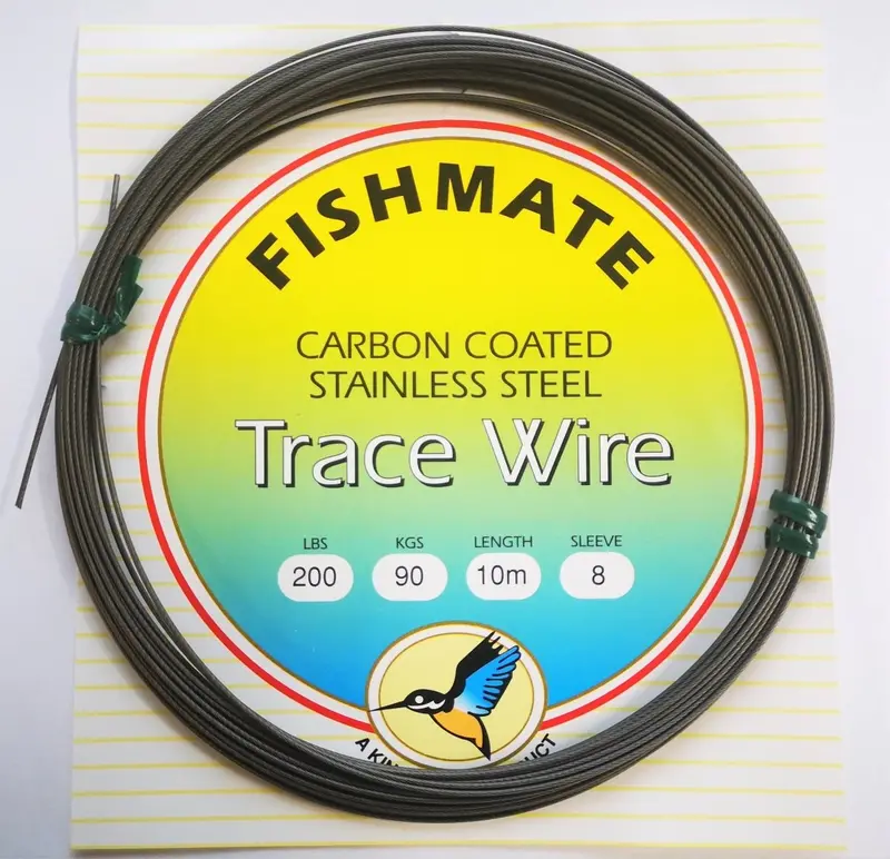Fishmate Carbon-Coated Trace Wire For Predator Fishing 1
