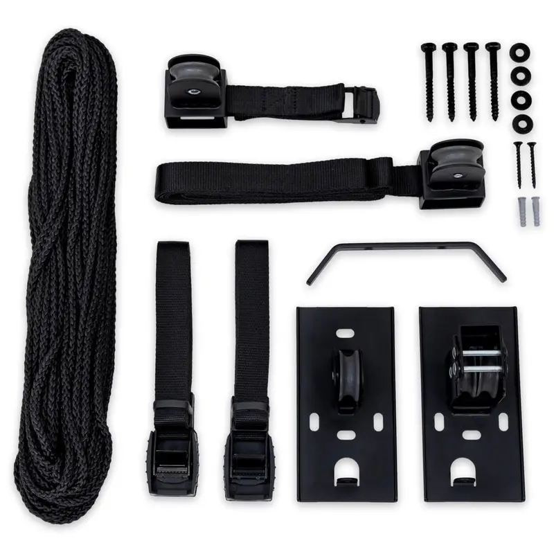 Garage Pulley Hoist System – Space-Saving Overhead Storage, 14-Foot Lift 1