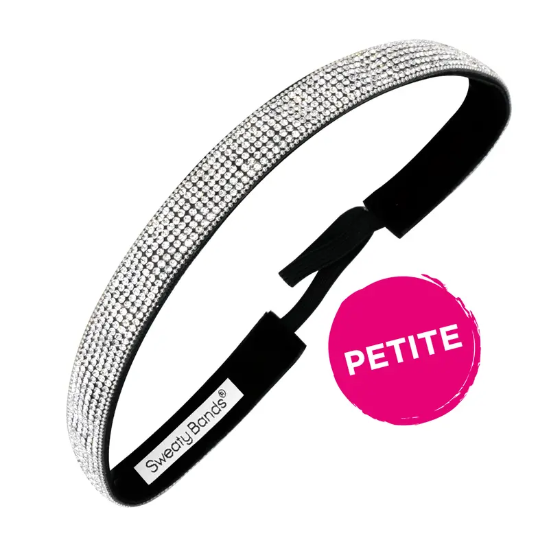 'Girl'S Best Friend' Petite Bling Hair Tie – Silver, 5/8-Inch 1
