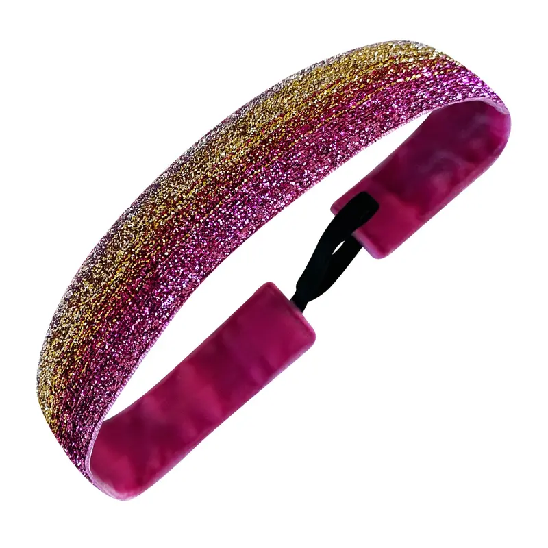 Glitter Groove Headband – 1 Inch Width, All-Age Style 1