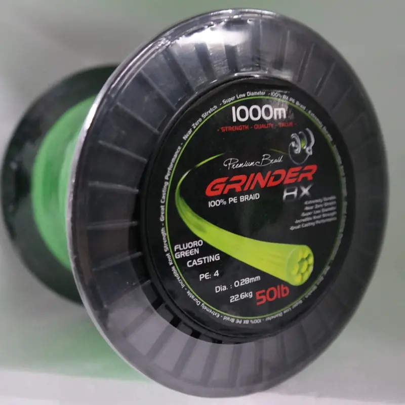 Grinder 8X Braided Fishing Line – 1000M Spool 1