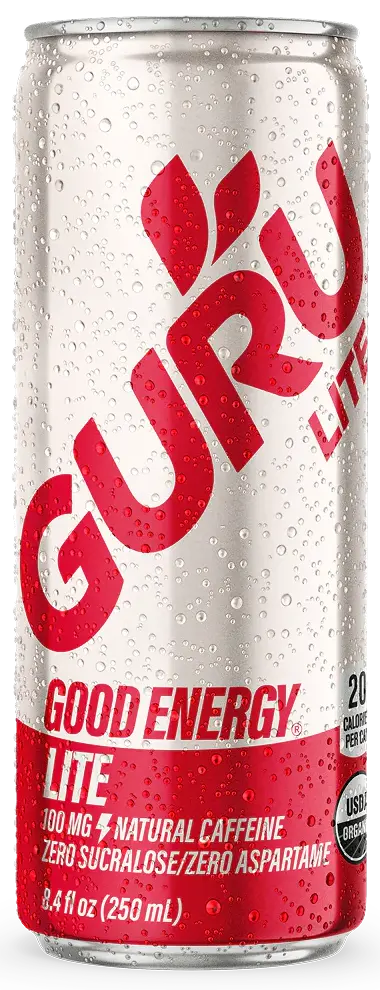Guru Good Energy Lite Sparkling Yerba Mate Drink (8.4 Fl Oz) 1