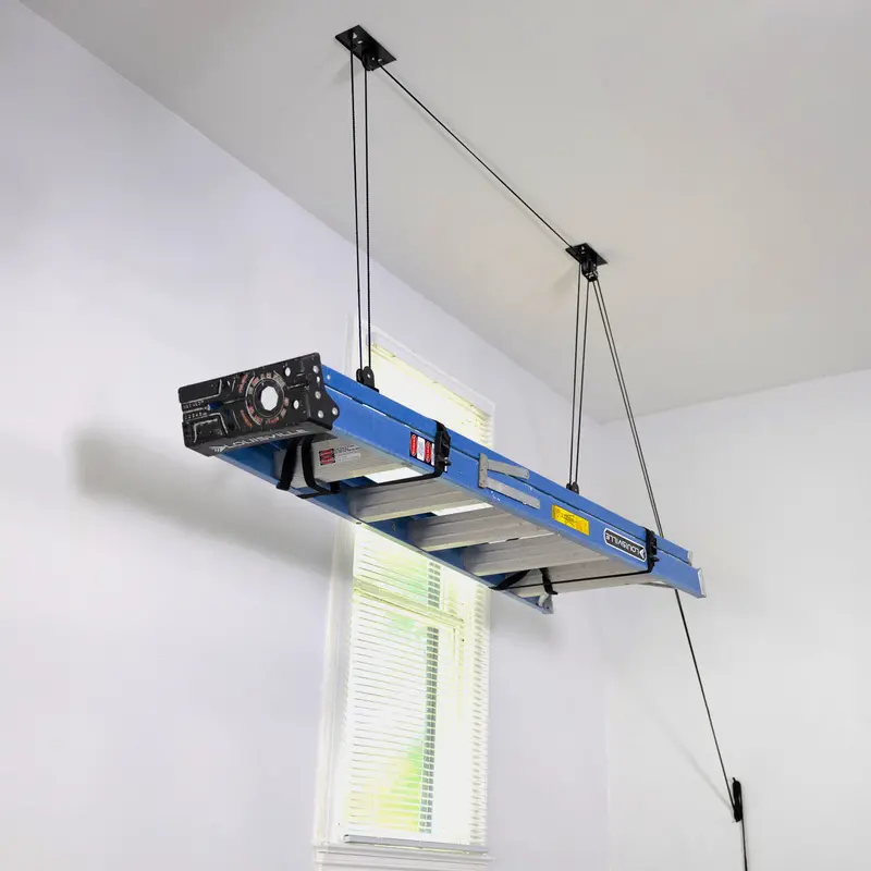 Heavy-Duty Ladder Hoist System – 150 Lb Capacity, 14-Foot Lift 1
