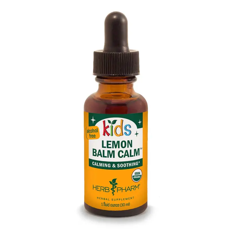 Herb Pharm Kids Lemon Balm Calm™ Tincture – 1 Oz Organic Relaxation Aid 1