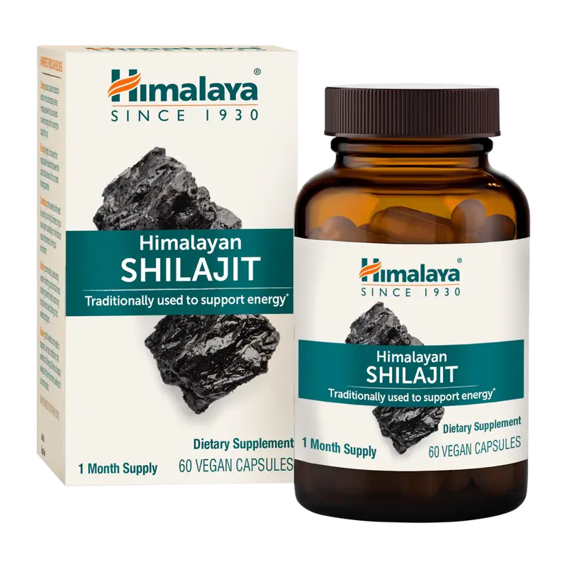 Himalaya Shilajit Extract Dietary Supplement – 60 Capsules 1