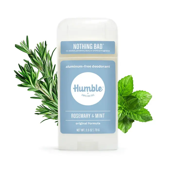 Humble Deodorant — Rosemary & Mint Scent, Natural Protection, 2.5 Oz 1