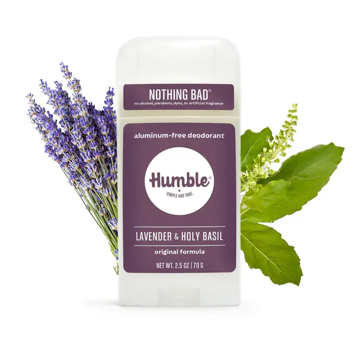 Humble Natural Deodorant – Lavender & Holy Basil, 2.5 Oz 1