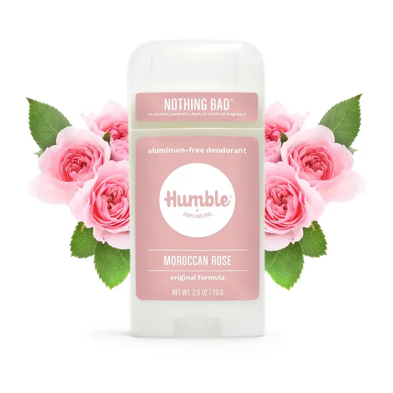 Humble Natural Deodorant – Moroccan Rose, 2.5 Oz 1