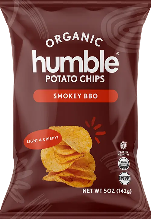 Humble Organic Potato Chips – Smoky Bbq Seasoning, 5 Oz Bag 1