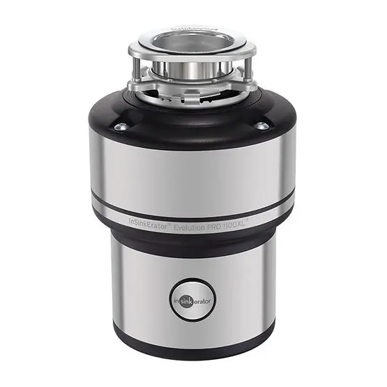 Insinkerator Pro1100Xl Evolution Pro Garbage Disposal — 1.1 Hp, Continuous Feed, Stainless Steel Grind Components 1