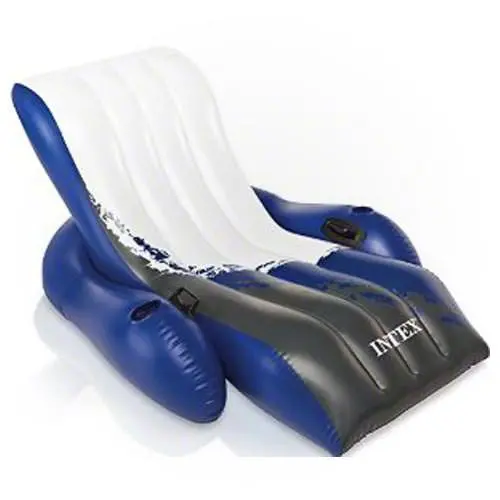 Intex Floating Recliner Lounge – Adjustable Backrest Pool Lounger 1