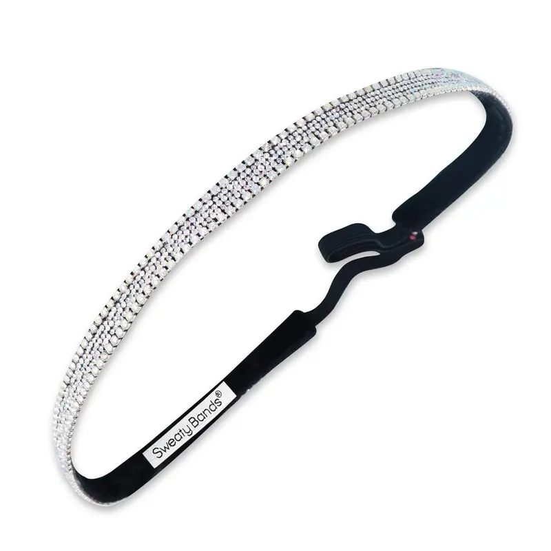 Iridescent Ice Bling Hair Accessory – 3/8" Shimmer Band 1