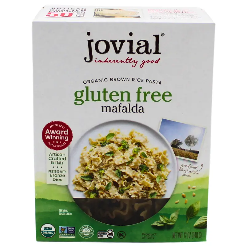 Jovial Organic Brown Rice Mafalda Pasta – 12 Oz 1