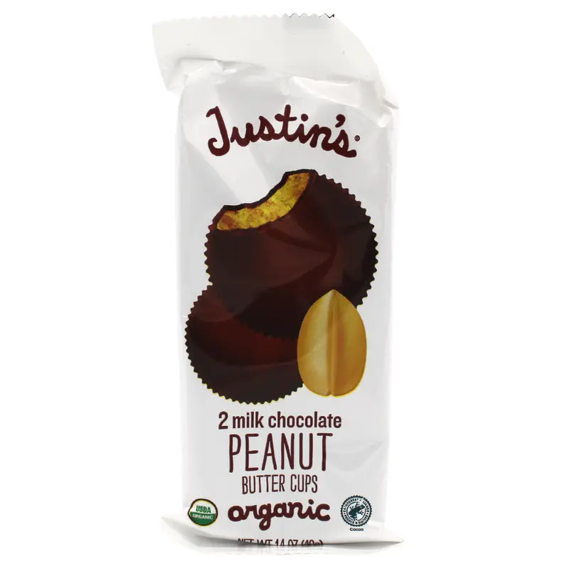 Justin'S Milk Chocolate Peanut Butter Cups, 1.4 Oz 1