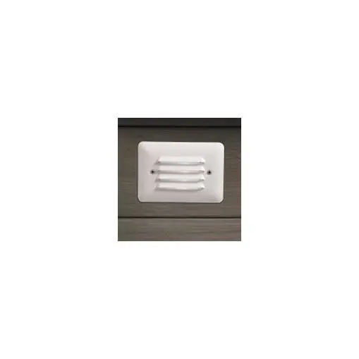Kichler 15072Wht 12V Louvered Acrylic Deck Light – White Finish 1