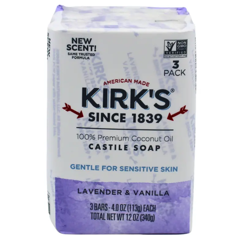 Kirk'S Castile Bar Soap – Lavender & Vanilla, 0.75 Oz (Discontinued) 1