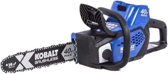 Kobalt 40V 14" Brushless Cordless Chainsaw – Bare Tool (No Battery Or Charger) 1