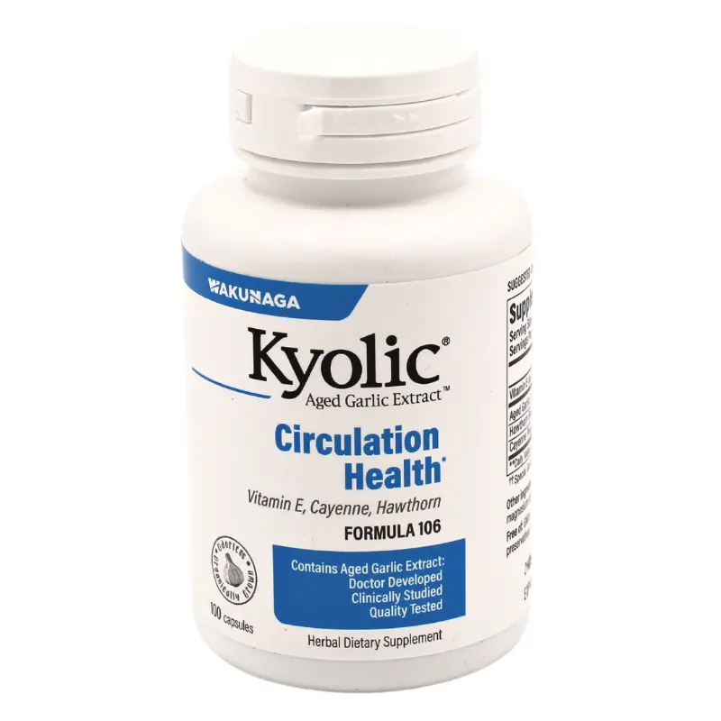 Kyolic Aged Garlic Extract Formula 106 – Circulatory Health, 100 Capsules 1