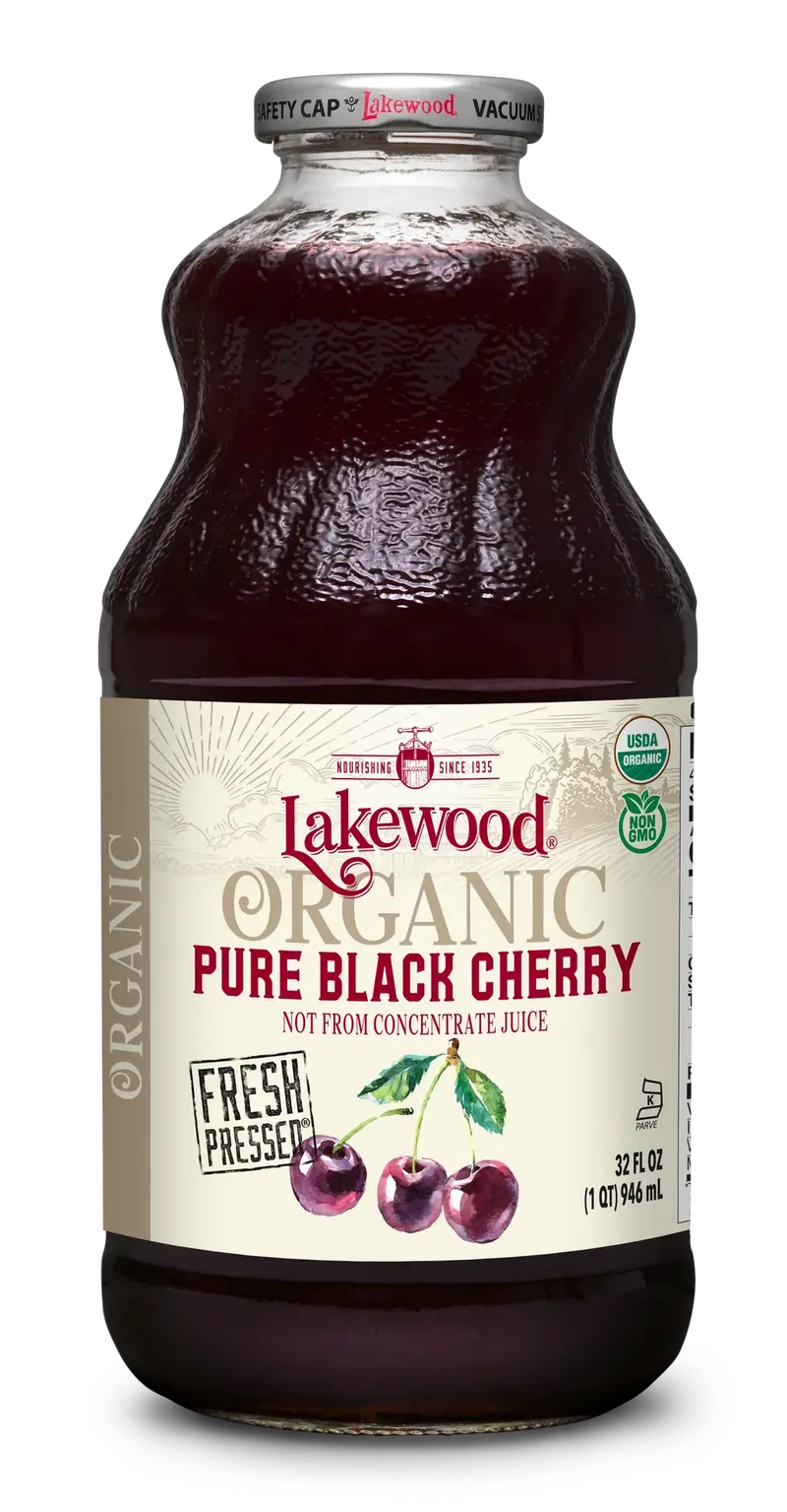 Lakewood Organic Black Cherry Juice (32 Oz) 1