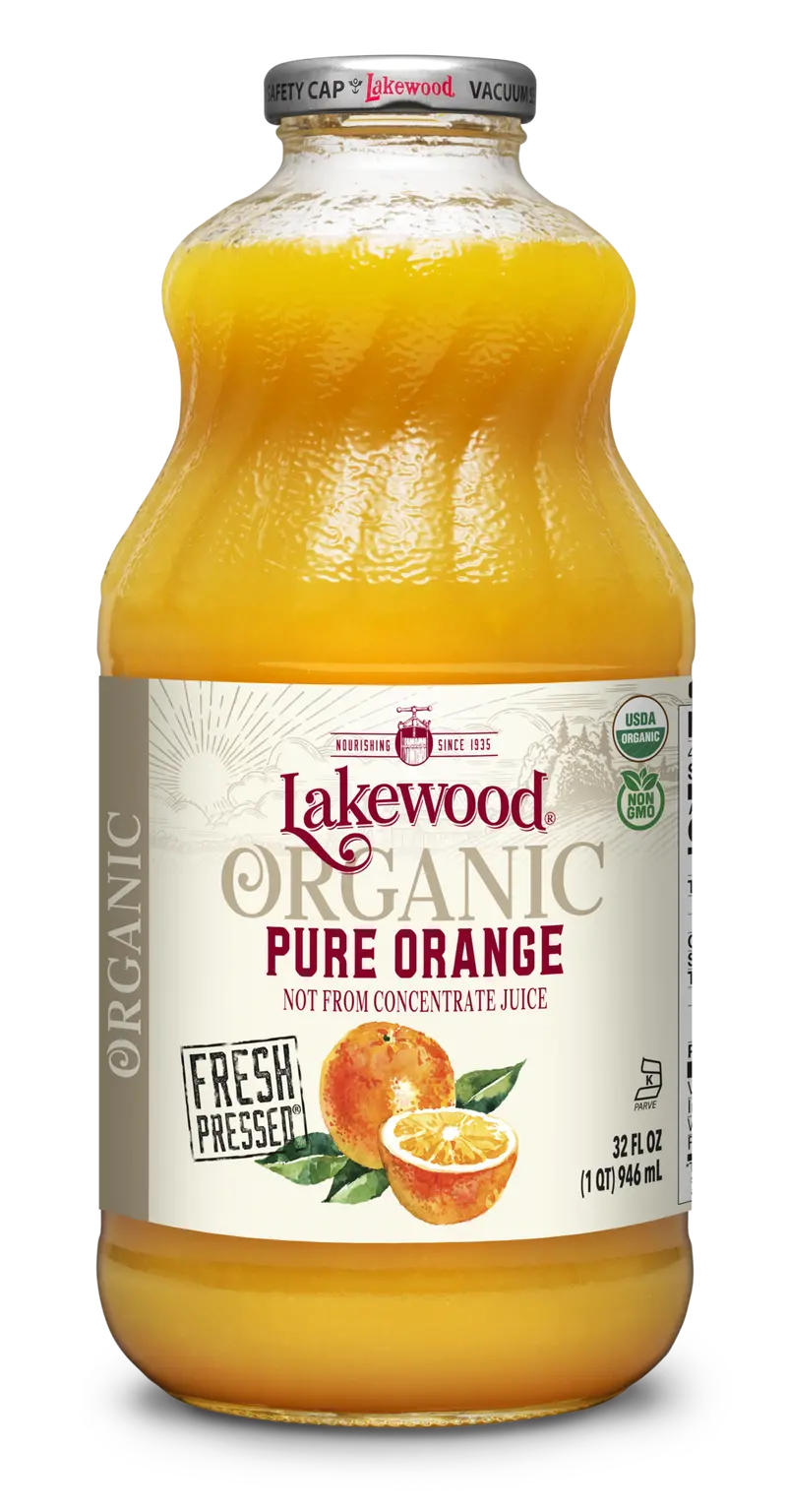 Lakewood Organic Orange Juice – 32 Oz 1