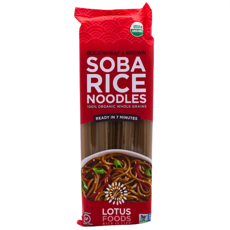 Lotus Foods Organic Soba Rice Noodles – 8Oz Package 1