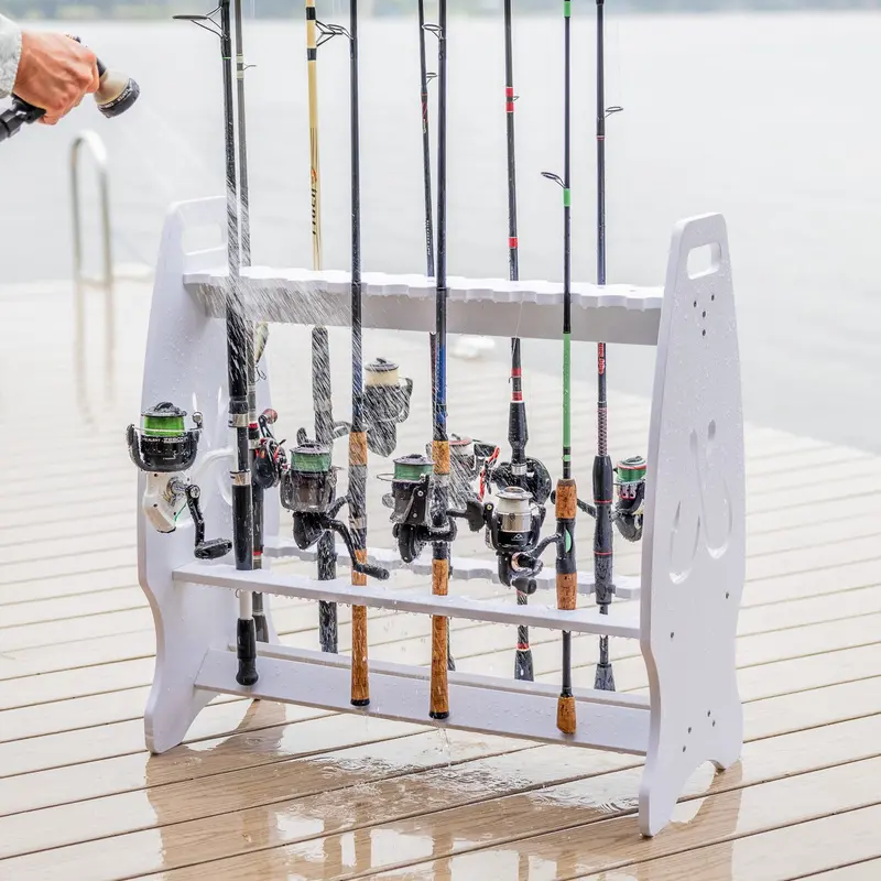 Marlin Heavy-Duty Fishing Rod Stand – Holds Up To 24 Rods 1