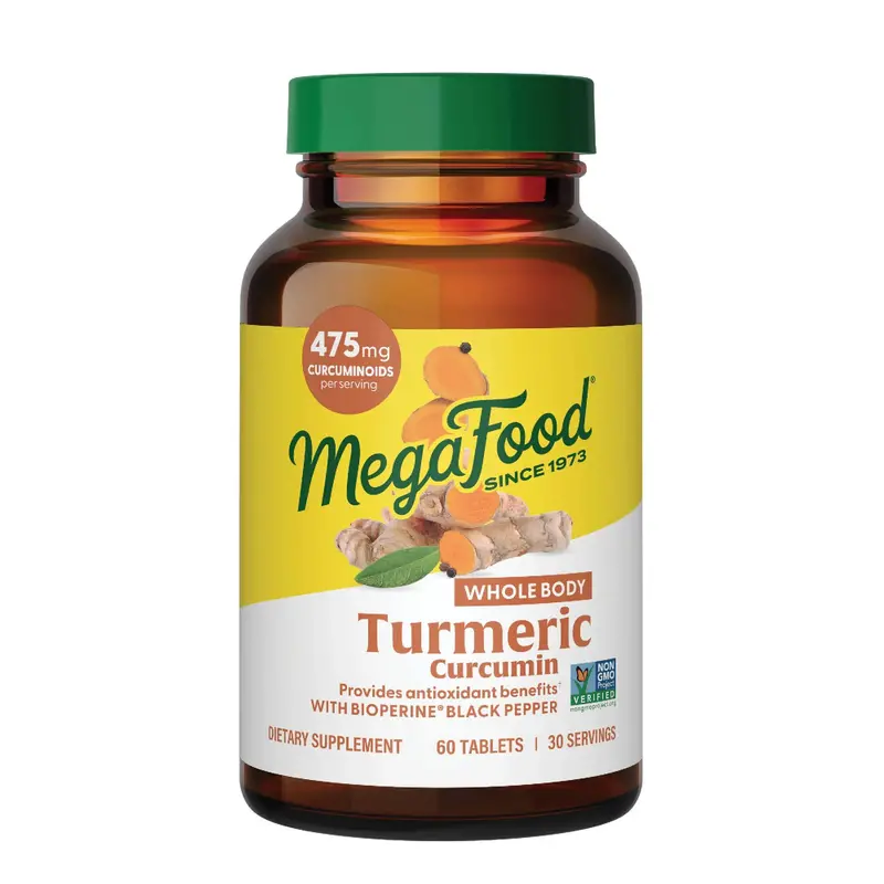 Megafood Extra-Strength Turmeric Curcumin Supplement – 60 Capsules 1