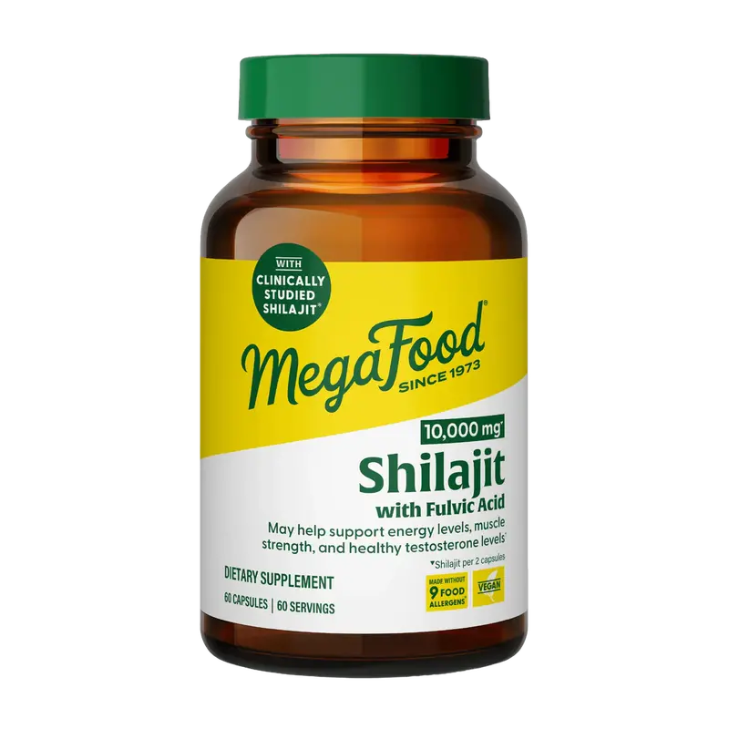 Megafood Shilajit Supplement With Fulvic Acid – 60 Capsules 1
