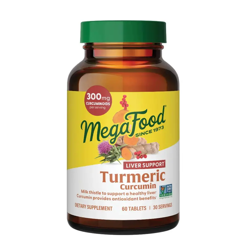 Megafood Turmeric Curcumin With Liver Support Blend – 60 Tablets 1