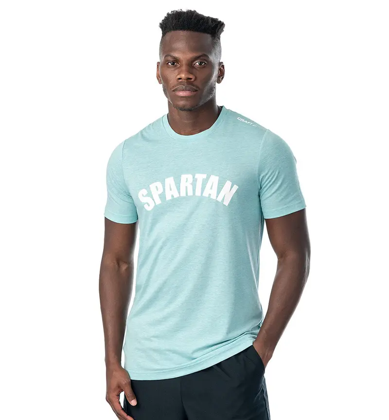 Men'S Spartan By Craft Varsity Tri-Blend Crewneck T-Shirt 1