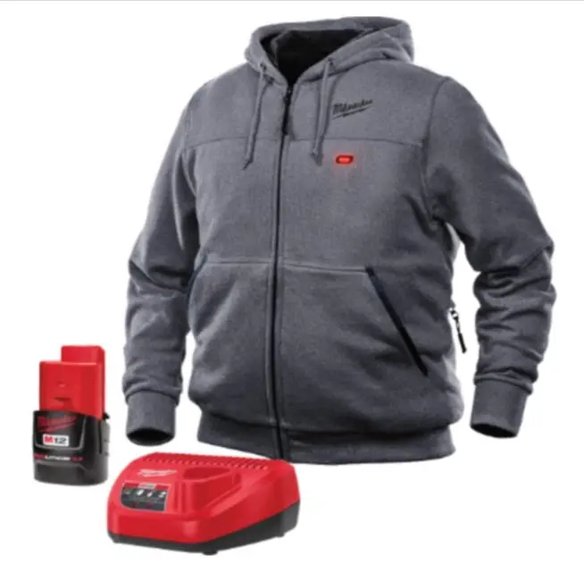 Milwaukee M12 Heated Hoodie Kit – 12V Lithium-Ion With Dual-Zone Heating, Battery & Charger Included 1
