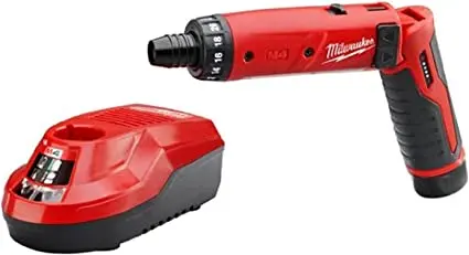 Milwaukee M4 1/4″ Hex Screwdriver Kit With Battery (2101-21) 1