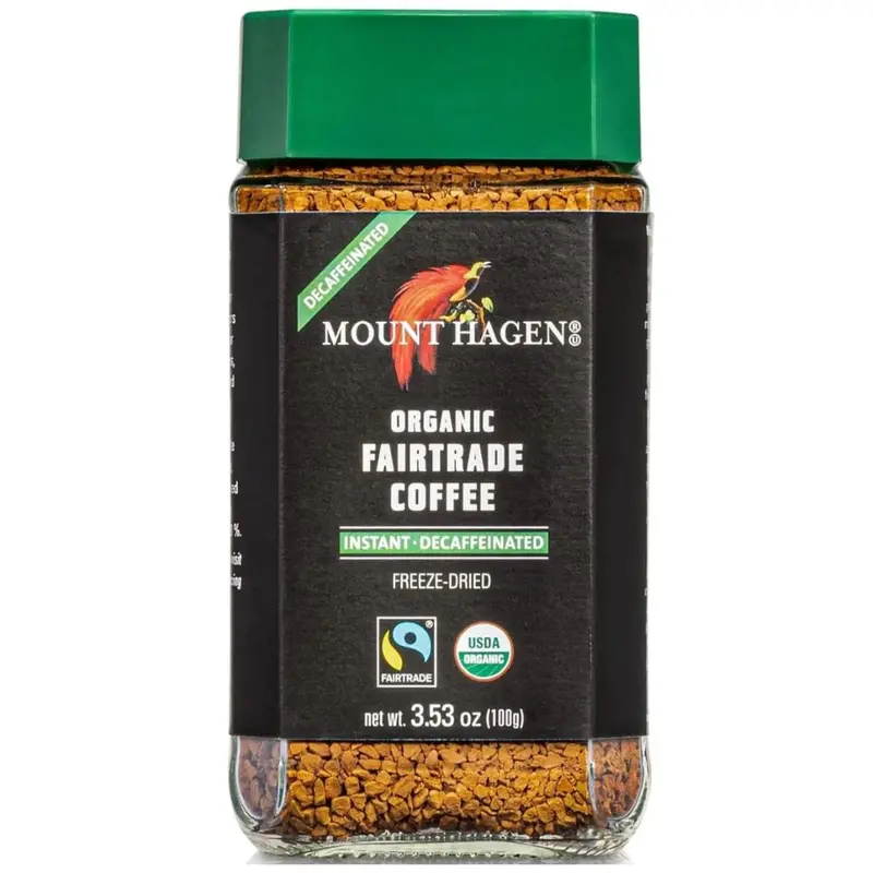 Mount Hagen Decaf Instant Coffee – Organic & Fair Trade, 3.53 Oz 1