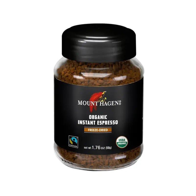 Mount Hagen Organic Fair Trade Instant Espresso – 1.76 Oz 1