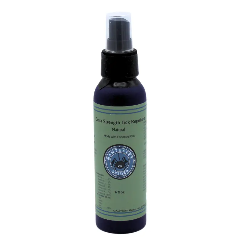 Nantucket Spider Extra-Strength Tick Repellent – 4 Fl Oz Bottle 1