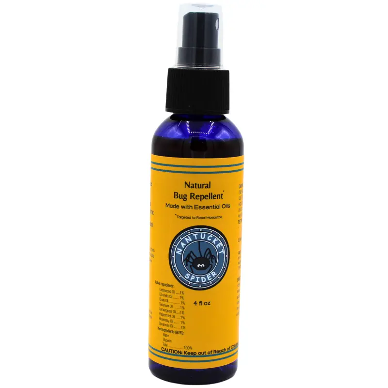 Nantucket Spider Natural Insect Repellent For People – 4 Fl Oz Spray 1