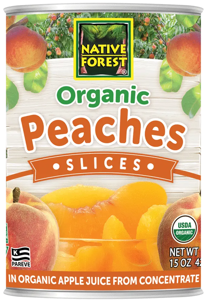 Native Forest Organic Peach Slices In Juice – 15 Oz Packaged Fruit Cup 1