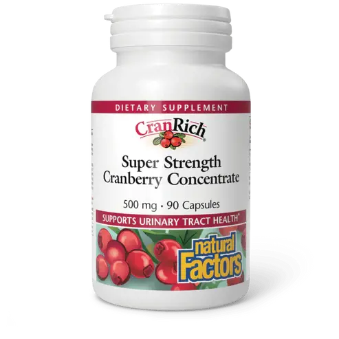 Natural Factors Cranrich Super-Strength Cranberry Concentrate – 90 Capsules 1