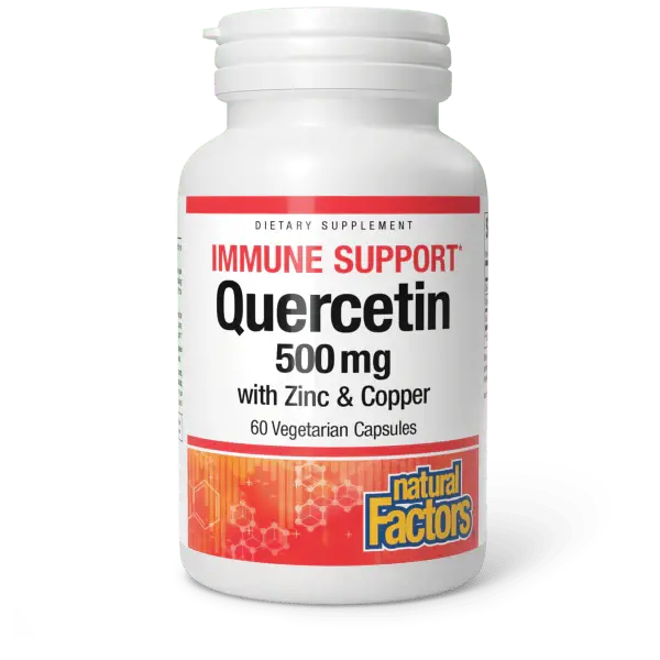 Natural Factors Quercetin 500 Mg With Zinc And Copper – 60 Capsules 1