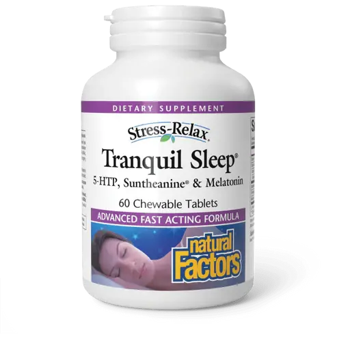 Natural Factors Tranquil Sleep Chewables – 60 Tablets 1