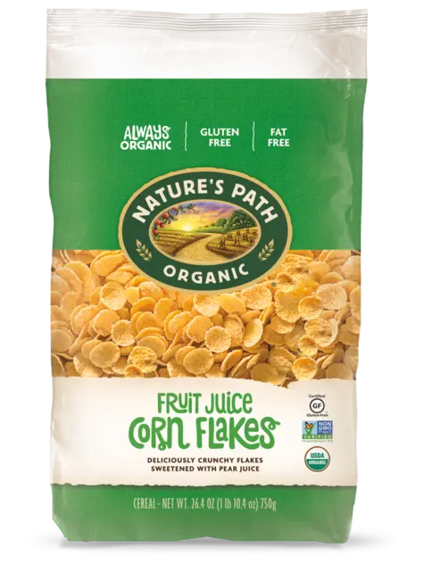 Nature'S Path Organic Fruit Juice Sweetened Corn Flakes – 26.4 Oz 1
