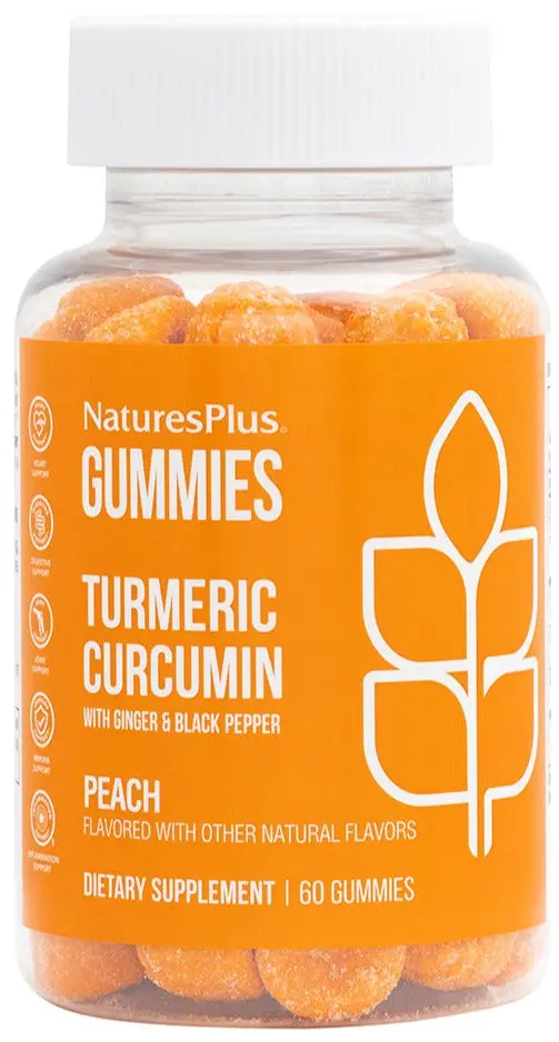 Nature’S Plus Turmeric & Curcumin Gummy Supplements (60 Ct) 1