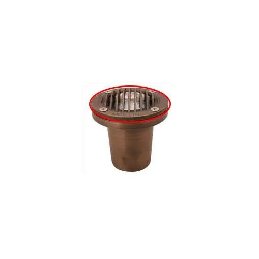 Nova Star Commercial Brass Well Light Grate — Unique Star Pattern 1