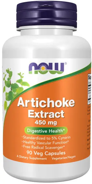 Now Artichoke Extract Capsules – 90 Count Digestive & Liver Health Support 1