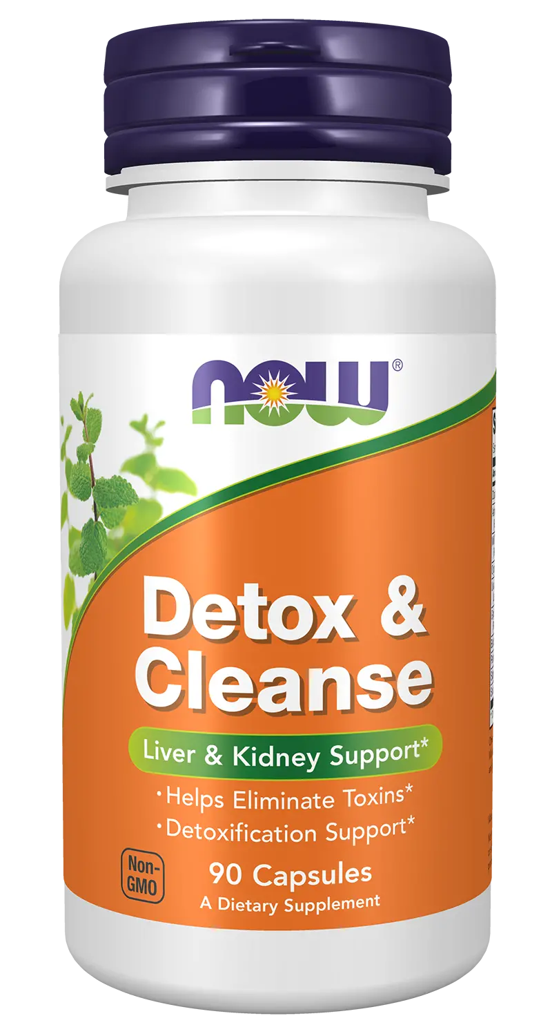Now Detox & Cleanse Dietary Supplement – 90 Capsules 1