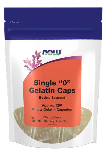 Now Empty Gelatin Capsules Size '0' – 250 Count 1